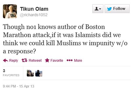 Twitter - @TikunOlam - Boston Marathon1