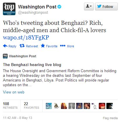 WaPo Benghazi tweet