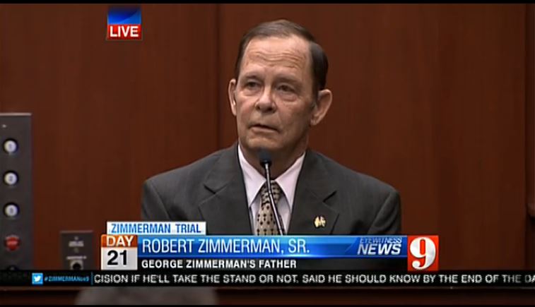 George Zimmerman Father at Trial