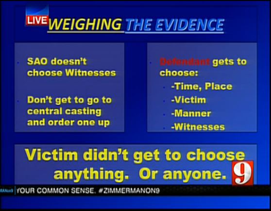 Prosecution closing argument slide evaluating the evidence