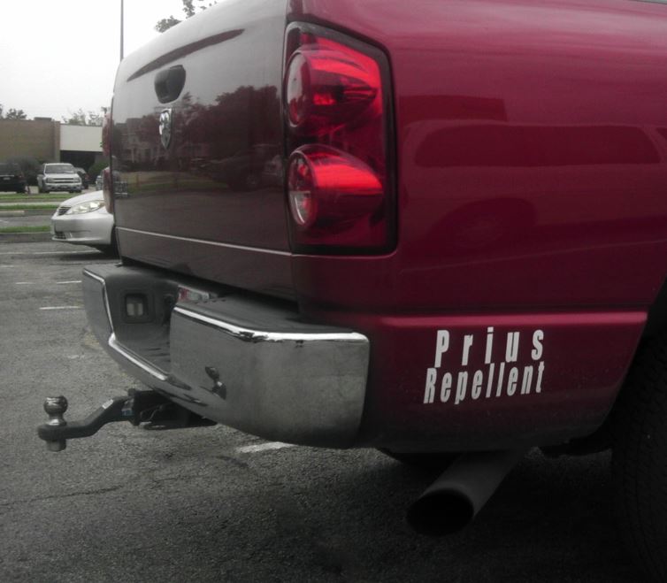 Bumper Sticker - Bedford TX - Prius Repellent