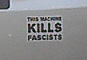 Bumper Sticker - Charlotte NC - Kill Facists
