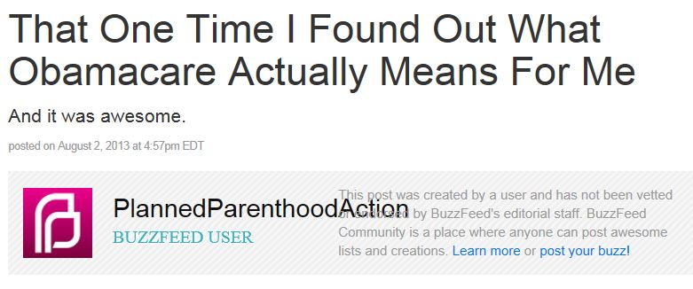 Buzzfeed Planned Parenthood