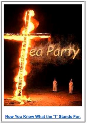 Alan Grayson Email Tea Party Burning Cross