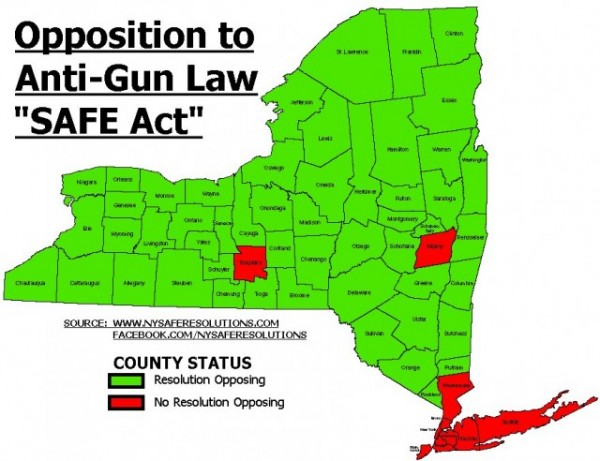 County Opposition to SAFE Act ao January 2014
