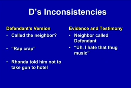 (Dunn's inconsistent statements 3.)