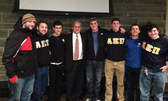 William Jacobson at Ithaca College Case for Israel Academic Freedom w Alpha Epsilon Pi