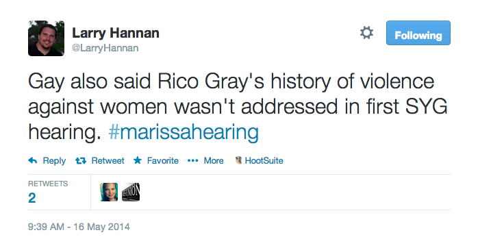 Gay also said Rico Gray's history