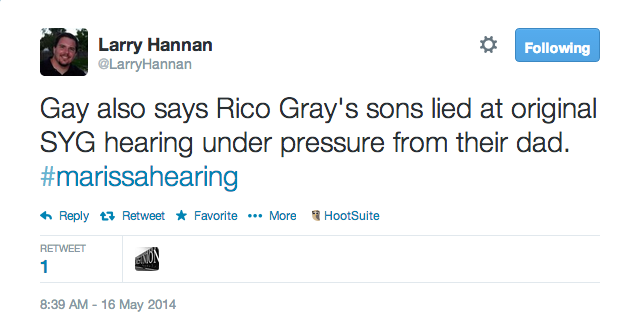 Gay also says Rico Gray's sons