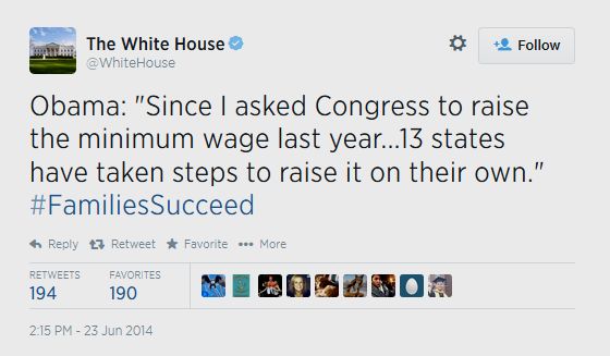 White-house-tweet-raise-minimum-wage