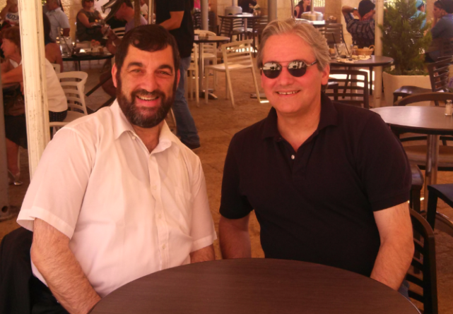 [Carl in Jerusalem and William Jacobson, 2013]