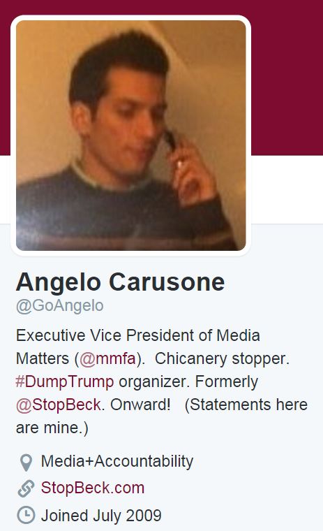 Angelo Carusone Twitter Profile