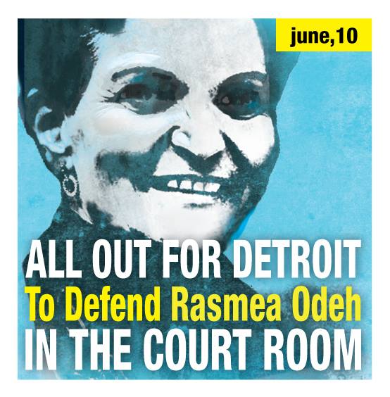 Poster Rasmieh Odeh All Out For Detroit