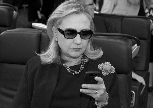 Hillary Clinton Sunglasses Phone Twitter Profile