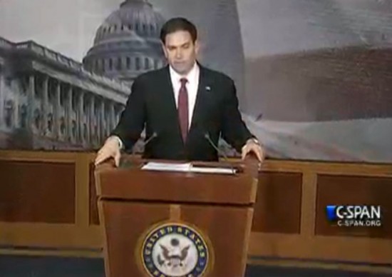 Marco Rubio New Conference Cuba Normalization