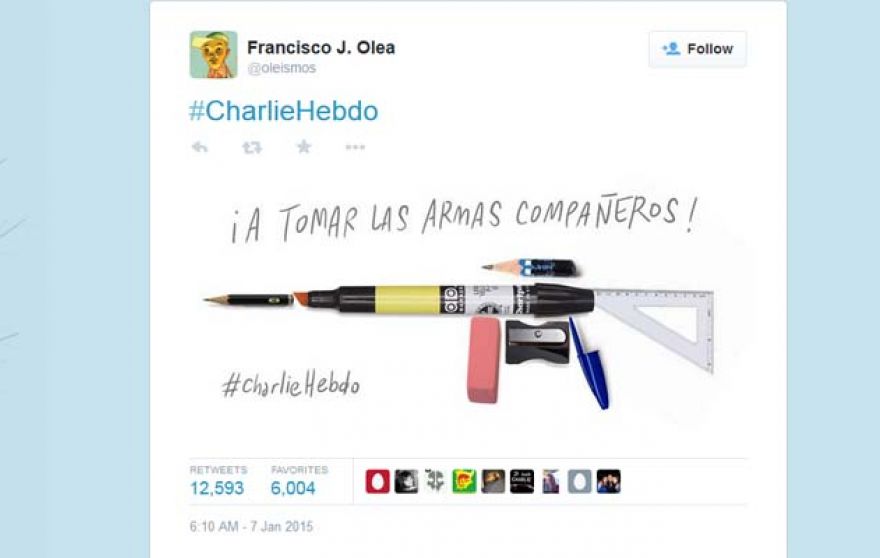 Charlie Hebdo Cartoon Francisco Olea Twitter