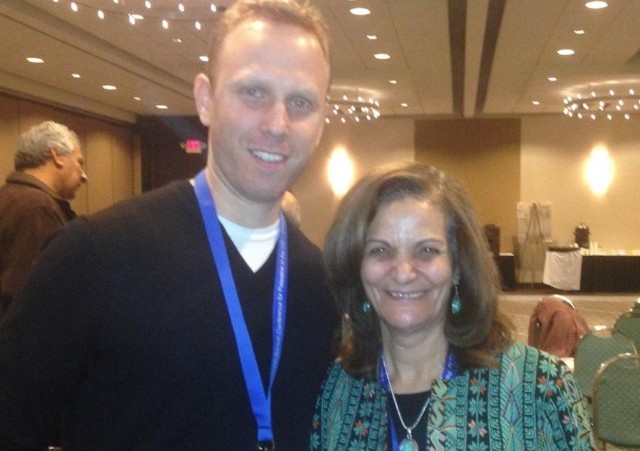 [Max Blumenthal with convicted supermarket bomber Rasmea Odeh]