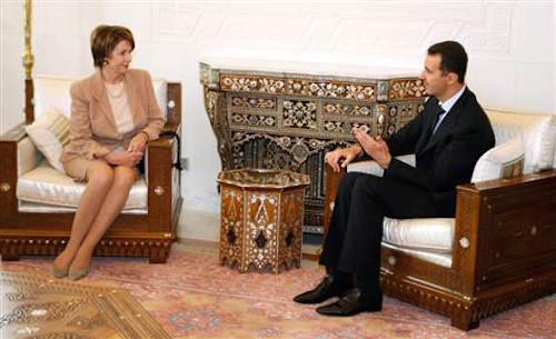 pelosi and assad