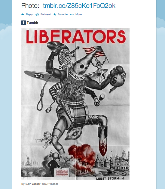 Vassar SJP Twitter Nazi Poster Screen Shot 2014-05-12 at 12.03.51 AM