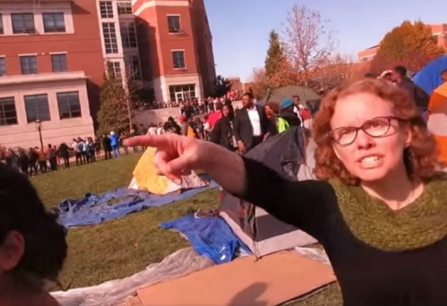 Mizzou Missouri State Journalist Professor Melissa Click Protest