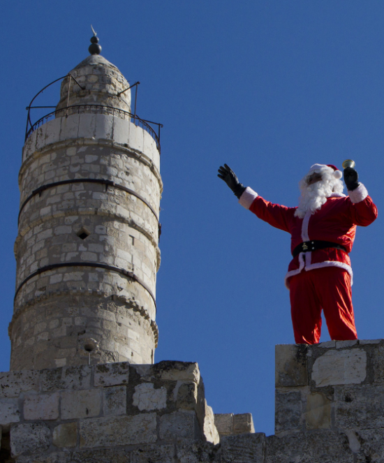 Santa in Old City