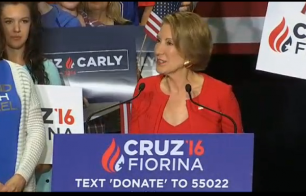 Carly Fiorina Announcement Cruz VP