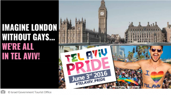 Pride Week TLV controversial London ad