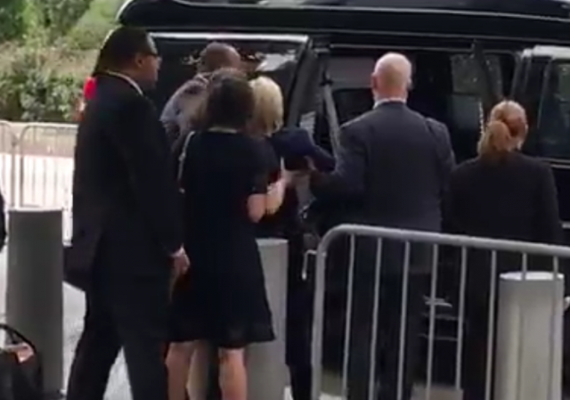 Hillary Clinton Helped to Van 9-11 Memorial 2016