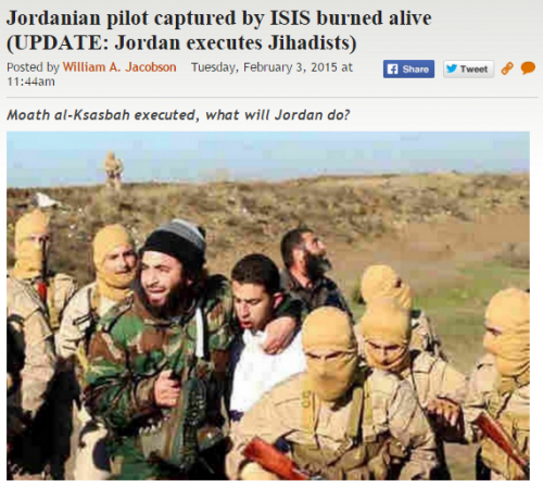 https://legalinsurrection.com/2015/02/reports-jordanian-pilot-captured-by-isis-burned-alive/