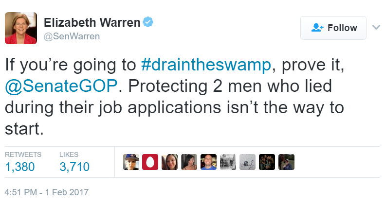 https://twitter.com/SenWarren/status/826910915299831820