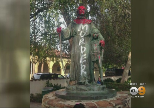 http://losangeles.cbslocal.com/2017/08/17/junipero-serra-statue-vandalized/