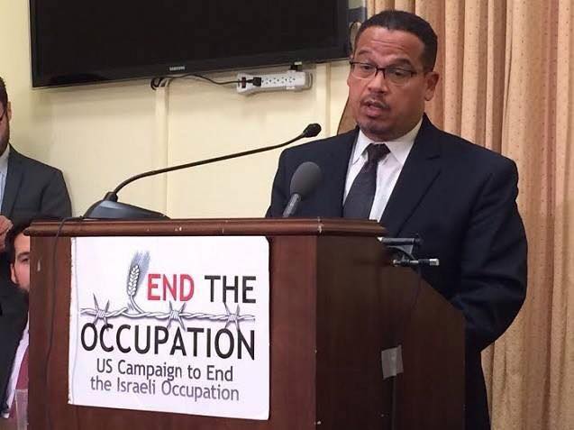 keith-ellison-end-the-occupation-podium