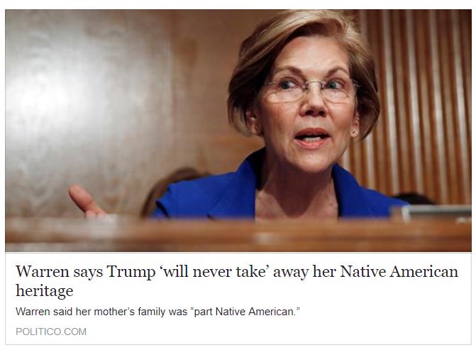 https://www.politico.com/story/2018/02/14/elizabeth-warren-native-american-heritage-409245