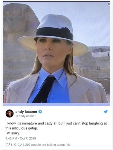 https://www.foxnews.com/entertainment/ellen-producer-is-more-afraid-of-another-melania-entering-us-than-entire-migrant-caravan?fbclid=IwAR2XW3tBnIJNUBWIwK2C67ppj7Pr2O09aeBOZxs5JwHfdik4pEuFTrO4DJI