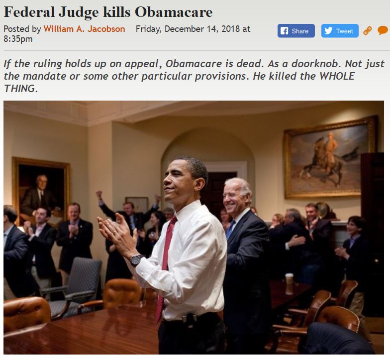 https://legalinsurrection.com/2018/12/federal-judge-kills-obamacare/