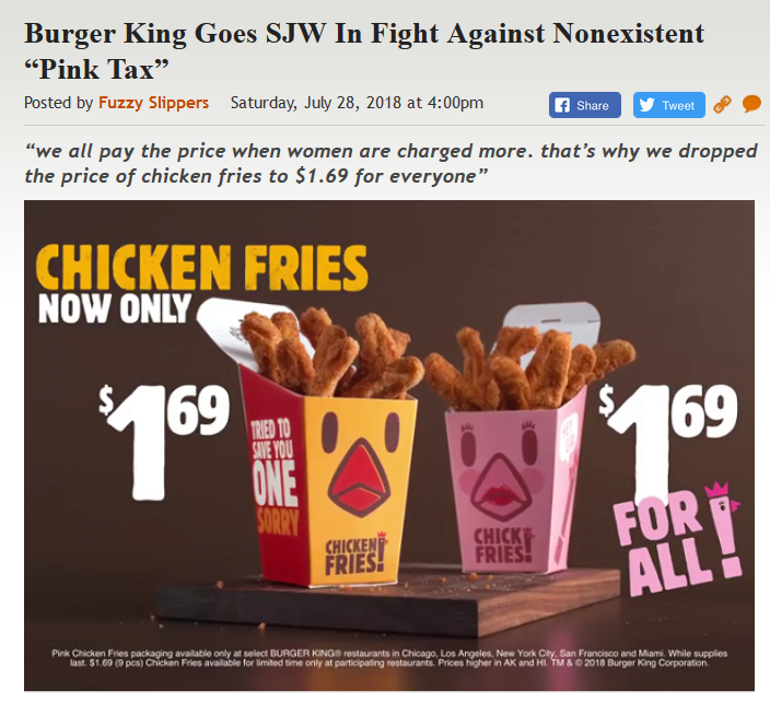 https://legalinsurrection.com/2018/07/burger-king-goes-sjw-in-fight-against-nonexistent-pink-tax/
