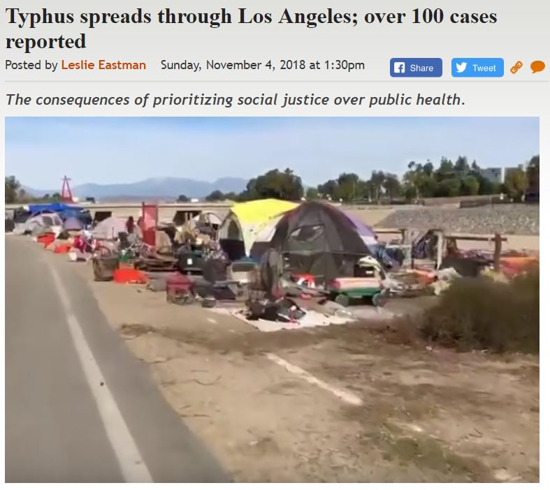 https://legalinsurrection.com/2018/11/typhus-spreads-through-los-angeles-over-100-cases-reported/