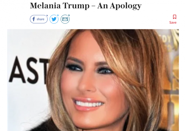 https://www.telegraph.co.uk/news/2019/01/26/melania-trump-apology/
