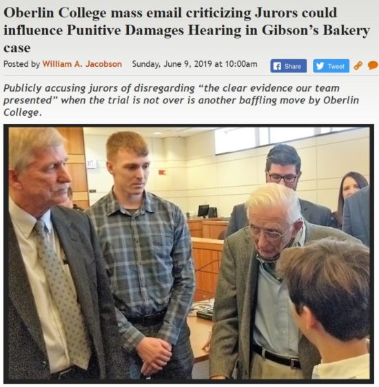 https://legalinsurrection.com/2019/06/oberlin-college-mass-email-criticizing-jurors-could-influence-punitive-damages-hearing-in-gibsons-bakery-case/