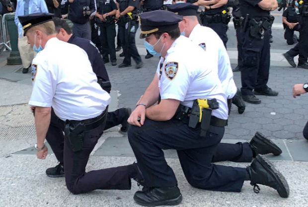 NYPD Lieutenant Apologizes For Taking A Knee To Protesters: “I Know I ...