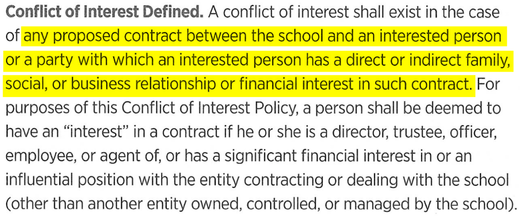 Conflict of Interest Defined