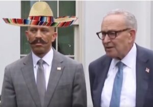Trump Posts Video With Jeffries in a Sombrero, Schumer Advocating for