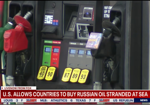Trump Admin Temporarily Lifts Sanctions on Russian Oil ‘Stranded at Sea’
